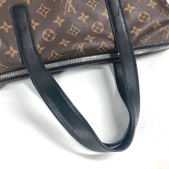 LOUIS VUITTON M40388 Monogram Macassar Kitan Business Bag Hand Bag Tote Bag - Picture 7 of 14